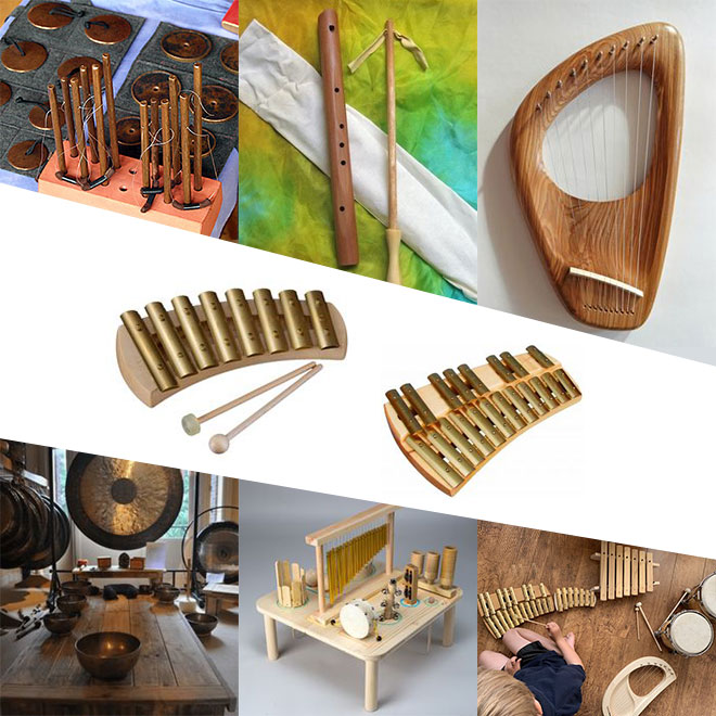 Hangszerek a Szent Márton Waldorf Iskolának